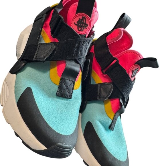 Nike Huarache City Sneakers Multicolor Athletic Shoes Size 6.5 - Picture 8 of 12